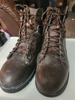 Barely Used Mens Brahma Steel Toe Brown Boots Size 13