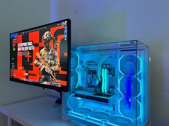 White Gaming pc for sale