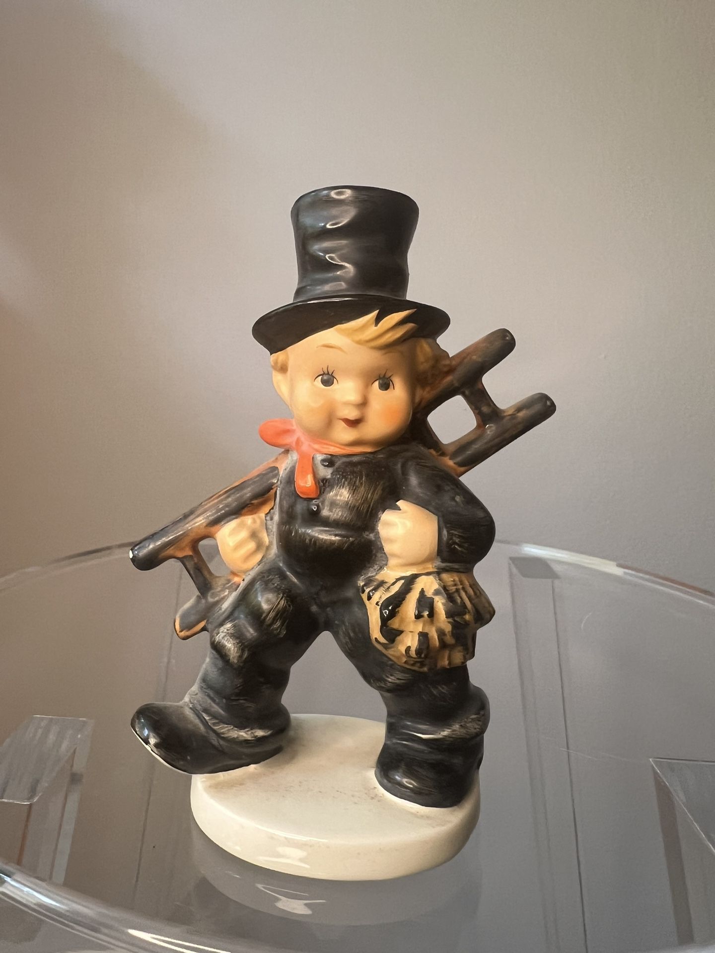 Good Luck chimney sweeper figurine, marked for Goebel, West Germany #KF40