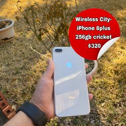 iPhone 8 Plus 256 Gb Cricket Or T-Mobile Or Metropcs Boost Mobile