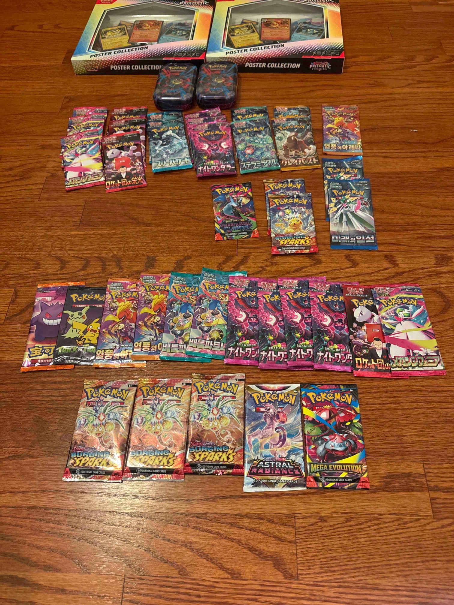 pokemon poster collection and packs