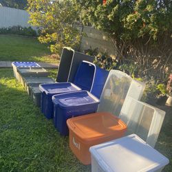Totes Plastic Containers 