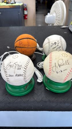 2001 Astros autographed Baseball Phones