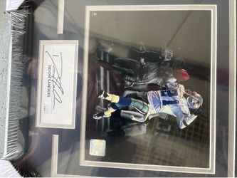 Deion Sanders photo and autograph