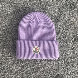 Purple Moncler Beanie One Size Perfect Condition