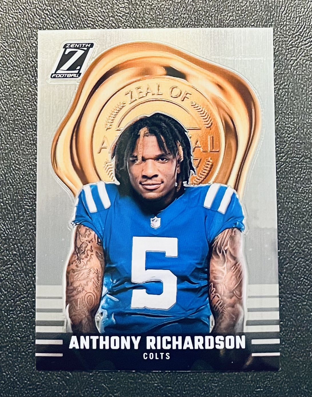 2023 Zenith Anthony Richardson Zeal Of Approval Insert RC Colts