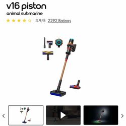 Dyson V16 Piston Animal Submarine™ wet and dry vacuum  The most powerful 3-in-1 anti-tangle vacuum: vacuums, washes floors and converts into a handhel