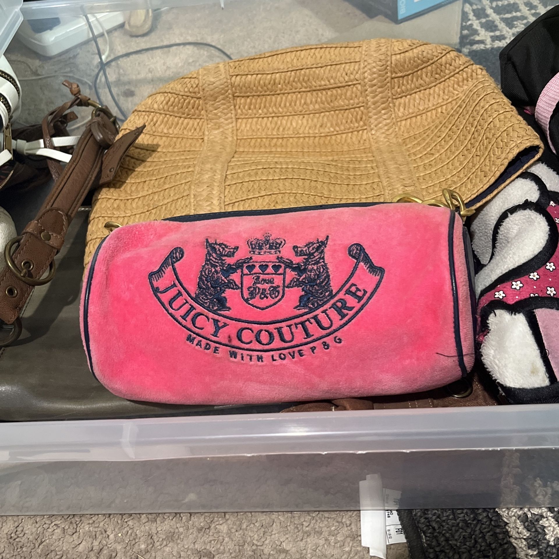 Pink Barrel Fuz Juicy Couture Bag Used