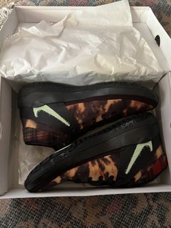 Nike Sneakers Bleached Plaid Low-Top