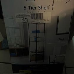 5 Tier shelf  $15 OBO
