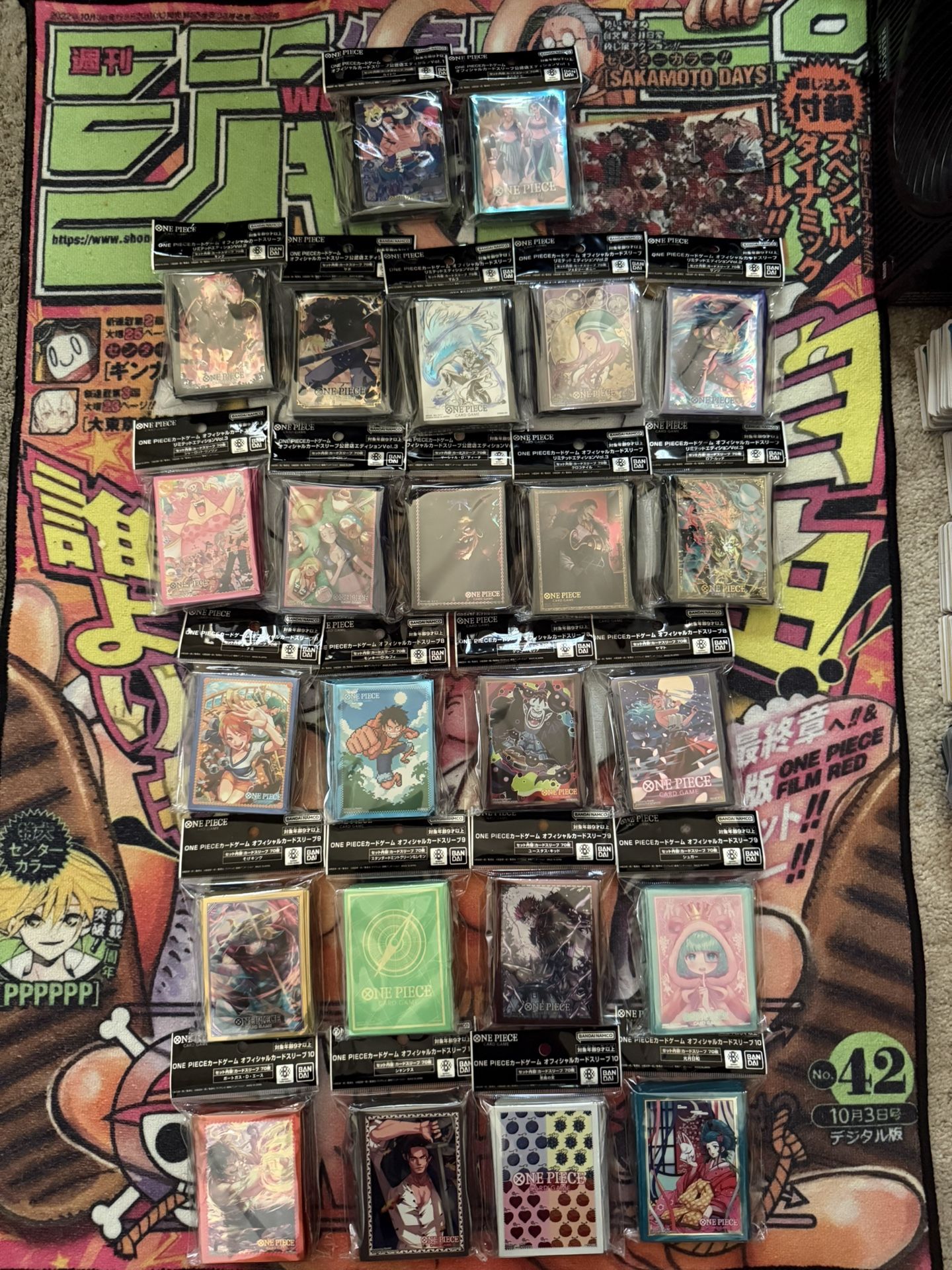 One Piece Official Card Sleeves