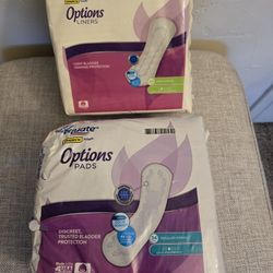 Ladies leak protection pads and liners all for $6! (78 total)