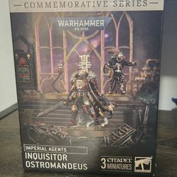 Warhammer 40K Inquisitior Ostromamdeus Imperial Agents