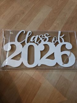 2026 sign for photos, party, or photo booth prop