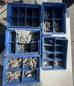 Compression connectors and bolts wires