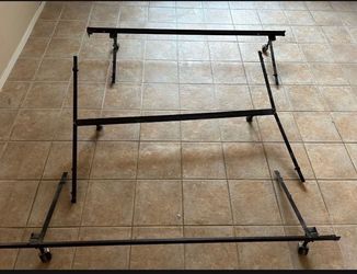 King size adjustable metal bed frame