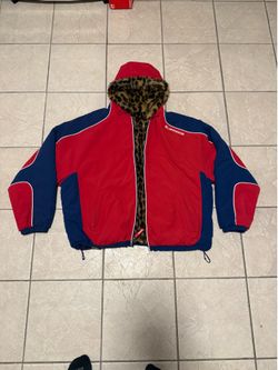Authentic Supreme Faux Fur reversible Track Jacket