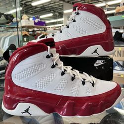 Air Jordan 9 Retro White Gym Red