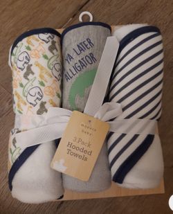 3 Pack Hooded Towels