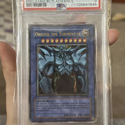Yugioh PSA 9 MINT Obelisk the Tormentor GBI-002
