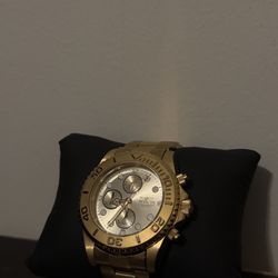 Invicta Gold Watch 