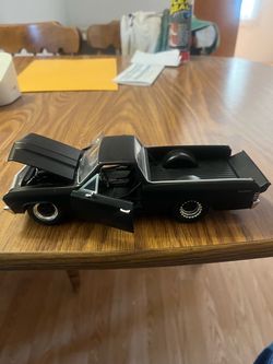 Jada 1/24 1969 Chevrolet El Camino Diecast Balck