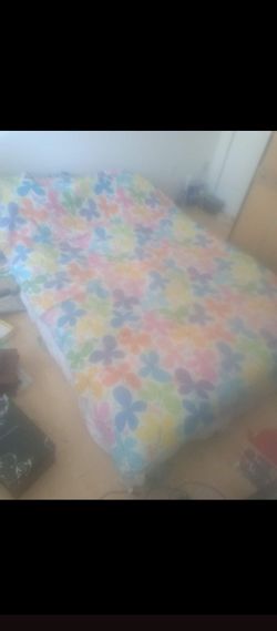 King size mattress and bed
