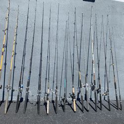 16 Fishing Rods 
