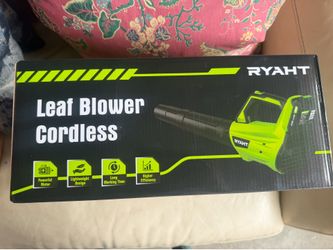 Leaf Blower Cordless, Leaf Blower with Battery and Charger - 2 Speed Modes, 2 Batteries, 20V Powerful Lightweight Electric Blowers for Blowing Leaves,