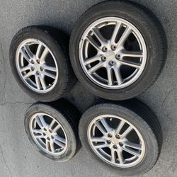 4 - 205/55r16 5x100 5x3.94 Stock Subaru Wrx Impreza Celica Prius Corolla Matrix Wheels Rims Tires!