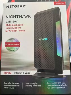 Nighthawk Comcast/Xfinity combo