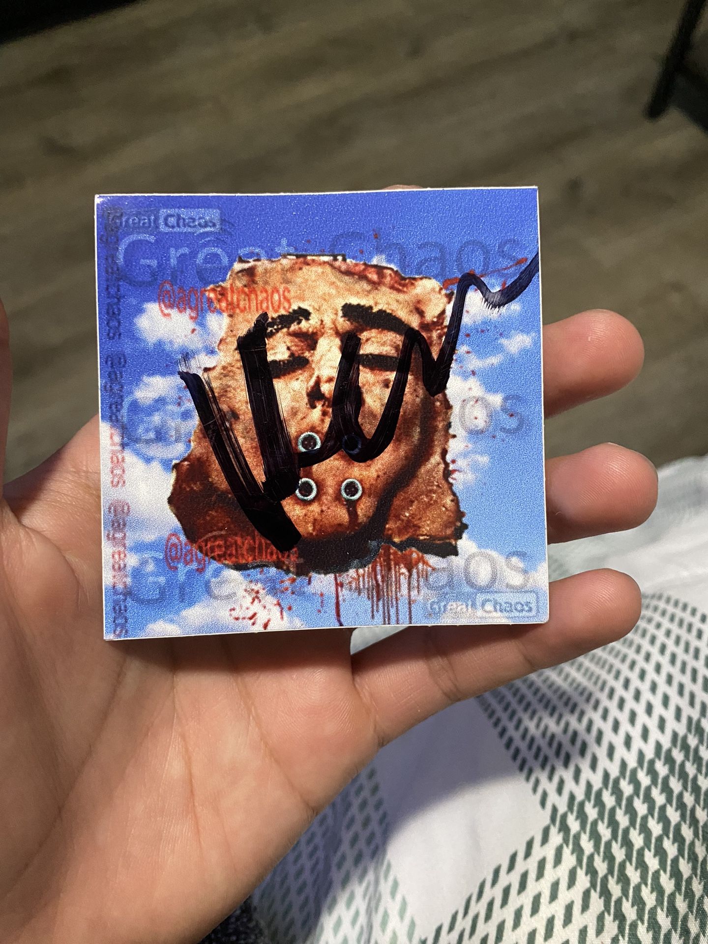 Ken Carson Autograph Sticker