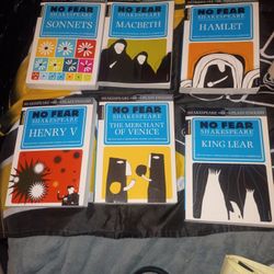 Lot Of 6 Shakespeare Books 