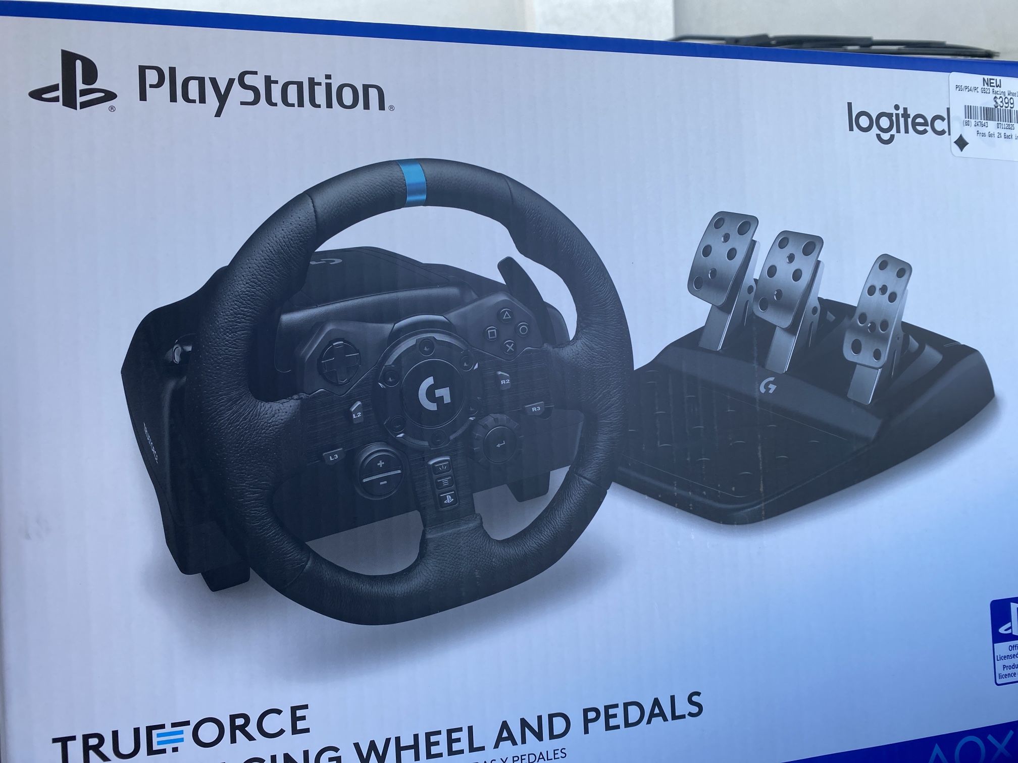 G923 Racing Wheel And Pedals