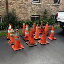 Orange cones