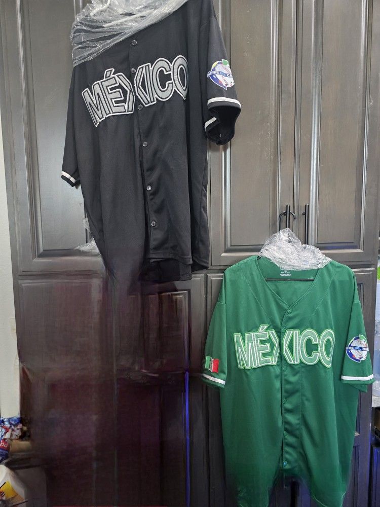 New XL Mexico Baseball Jersey Stitched. $50 Each!