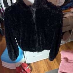 Black Furry Jacket