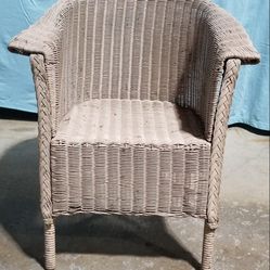 Antique Wicker Child's Doll's Chair