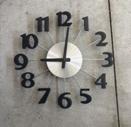 Hanging Wall clock. Battery operated. 