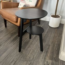 Brand New Narrow Side Table with 2 Tier Shelf