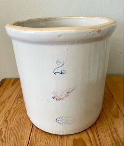 2 gallon Redwing stoneware crock