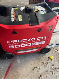 PREDATOR 5000 Watt Dual-Fuel SUPER QUIET Inverter Generator with Remote Start