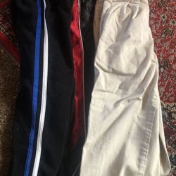 Three Pairs Of Boys Jogging Pants And 1 Slacks. Size  3T
