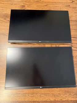 2 for $50 - LG 27” monitors ready for mounting