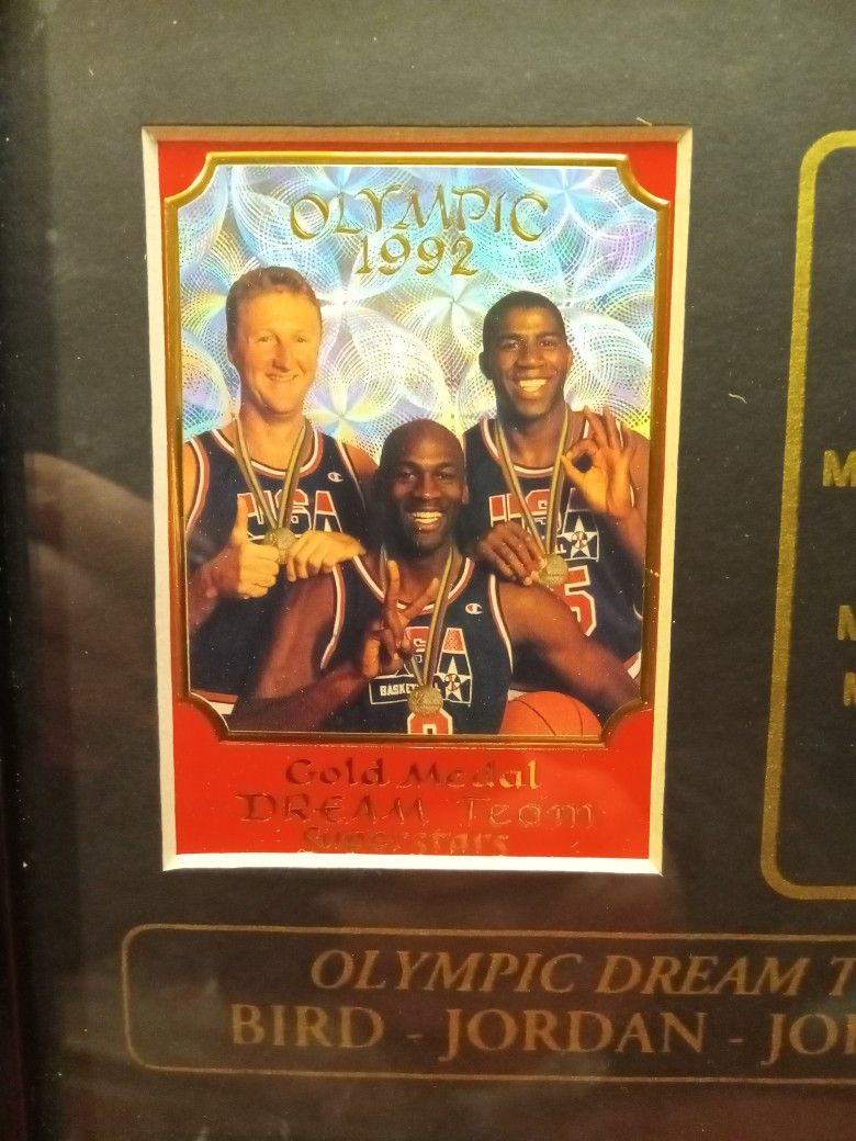 NBA..Olympic 1992.."Gold Metal Dream Team"..Bird..Jordan..Johnson..Collectible 