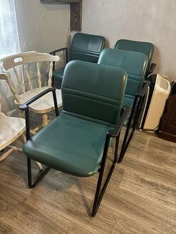 4 Green Office Chair