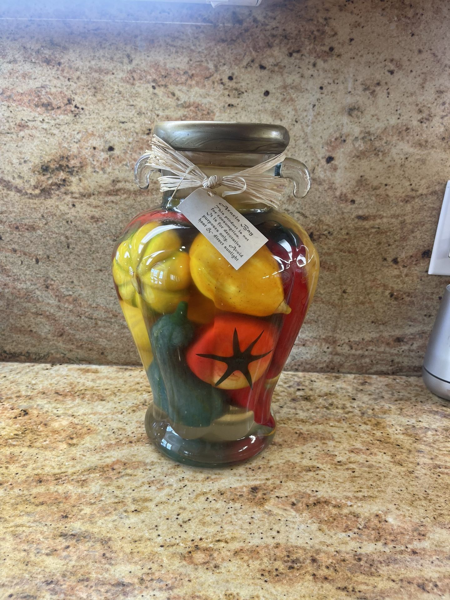 Decorative - SARABELLA TUSCAN JARS- LIKE NEW