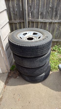 4 tires with wheels