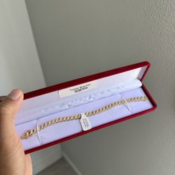 14k Cuban bracelet 
