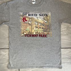 Vtg 2004 Boston Red Sox Fenway Park Graphic T Shirt World Series Size Large